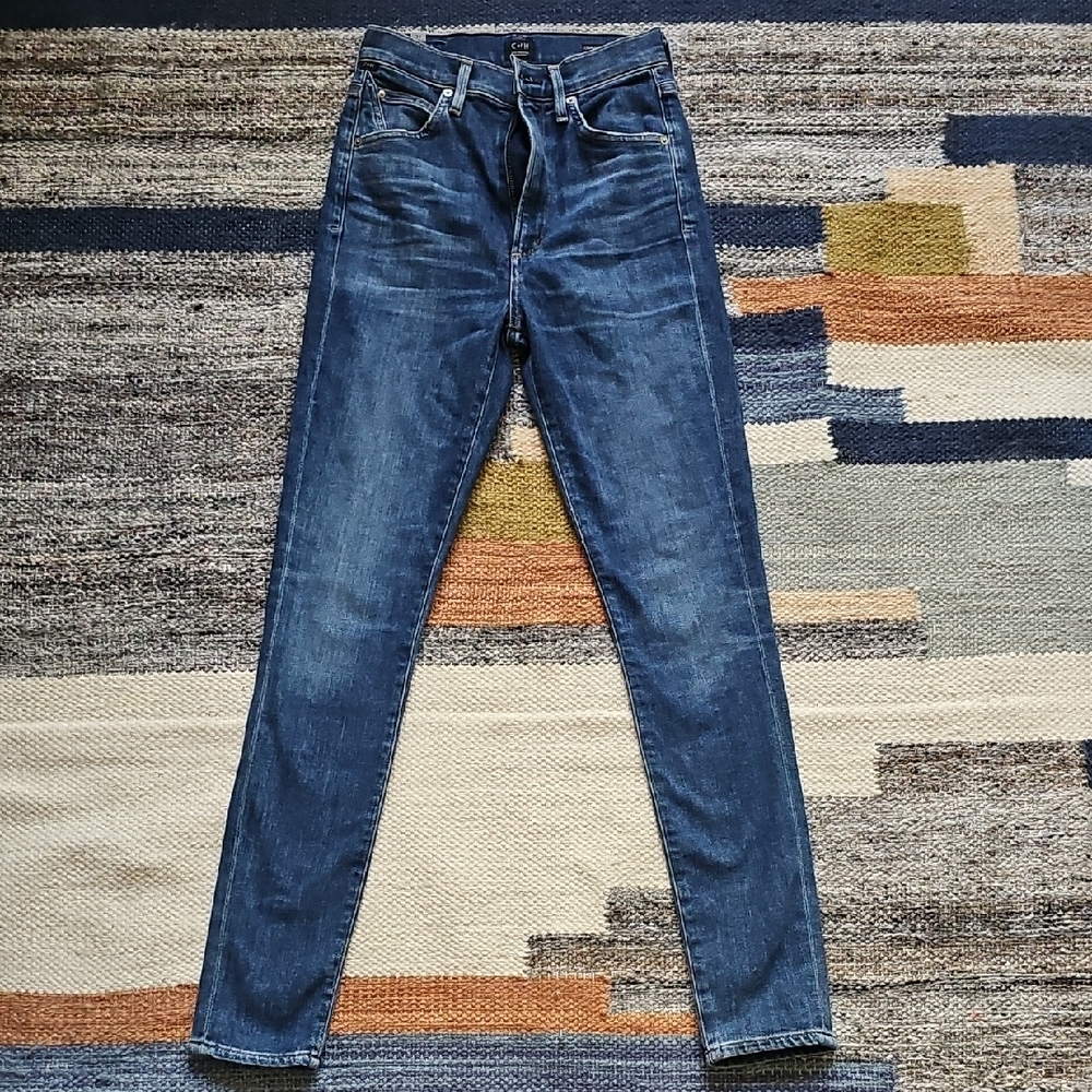 Citizens Of Humanity Chrissy Uber High Rise Jeans Womens 24